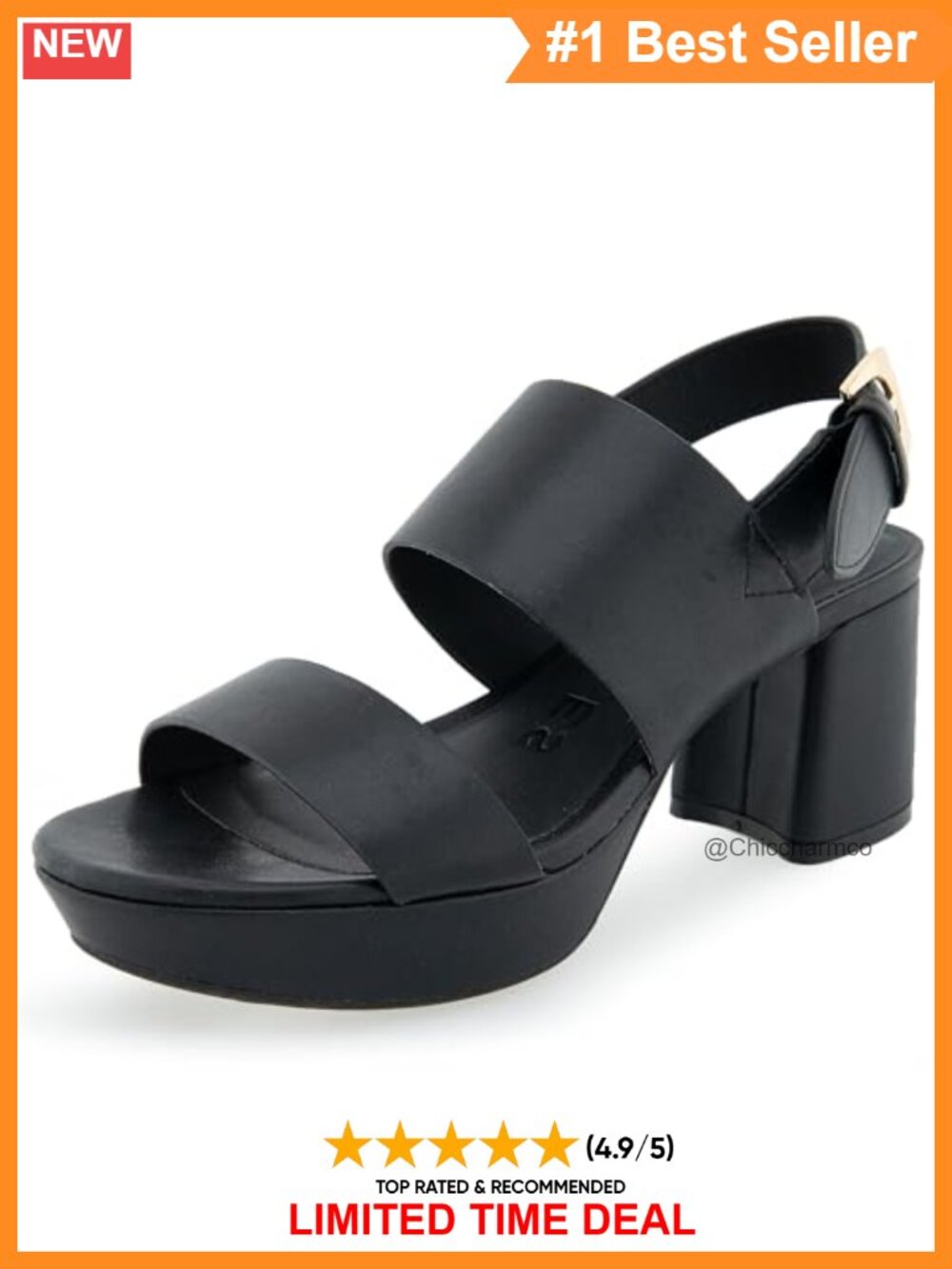 Aerosoles Camilia Platform Slingback Sandal Faux Leather